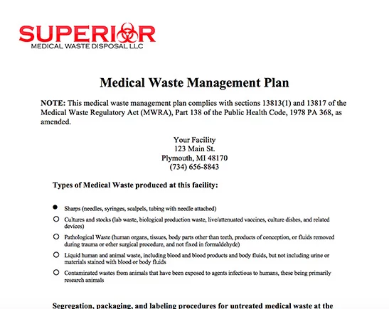 biomedical waste disposal methods